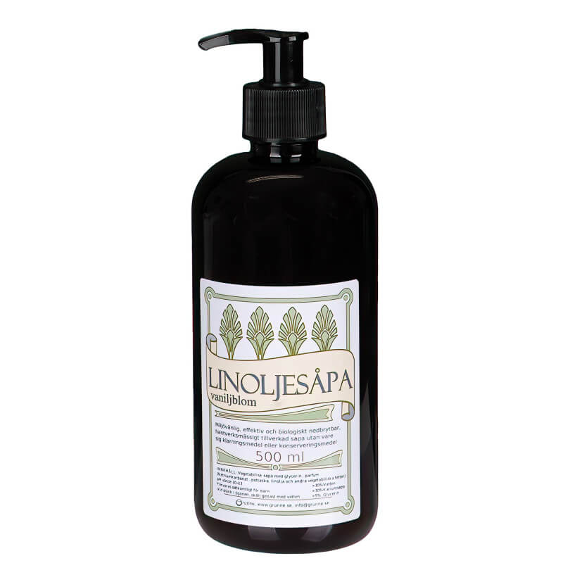 Linoljesåpa Vaniljblom 500ml image 0