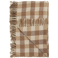 Pläd natur/beige/brun image 0