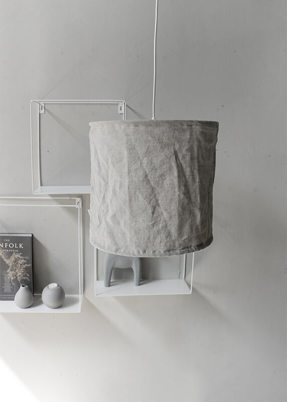 Lampskärm i Linnetyg image 1