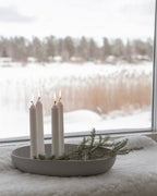 Ljusgrå ljusstake Gullholmen image 0