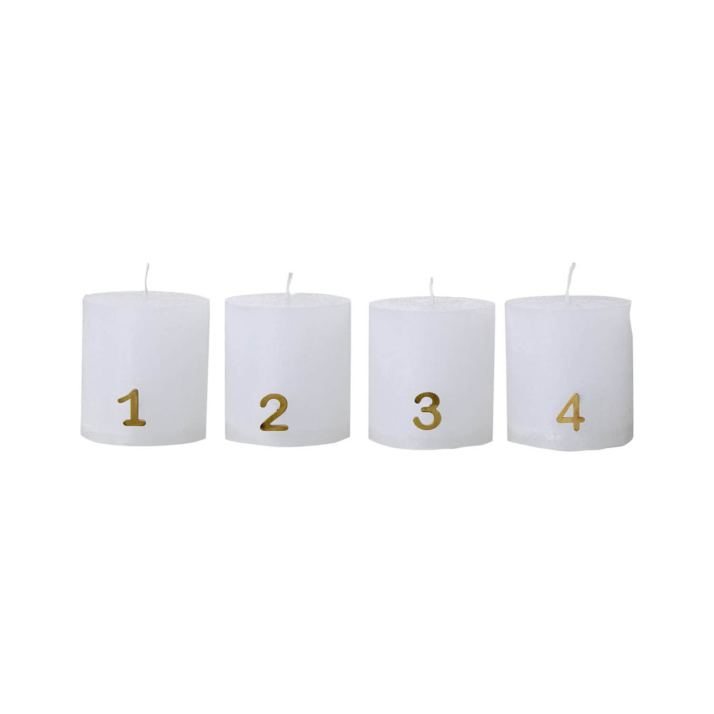 Ljusnål advent mässingfärgad