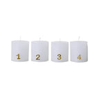 Ljusnål advent mässingfärgad