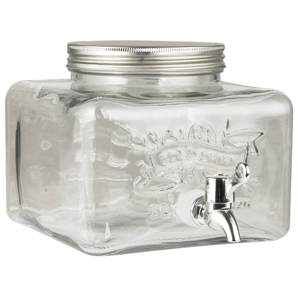Glasburk med kran 3,6 liter image 2