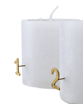 Ljusnål advent mässingfärgad