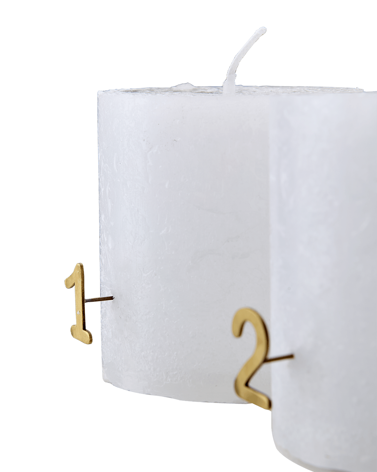 Ljusnål advent mässingfärgad